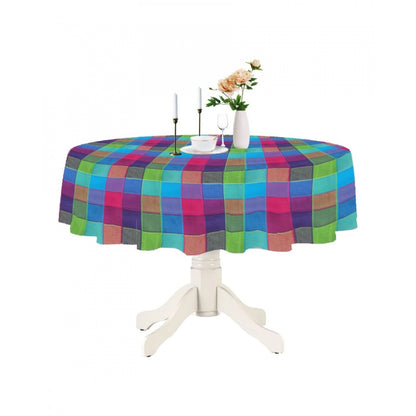 Generic Checkered Cotton Checks Table Cloth (Multicolor)