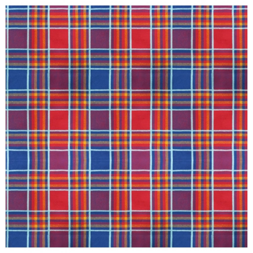 Generic Checkered Cotton Checks Table Cloth (Multicolor)