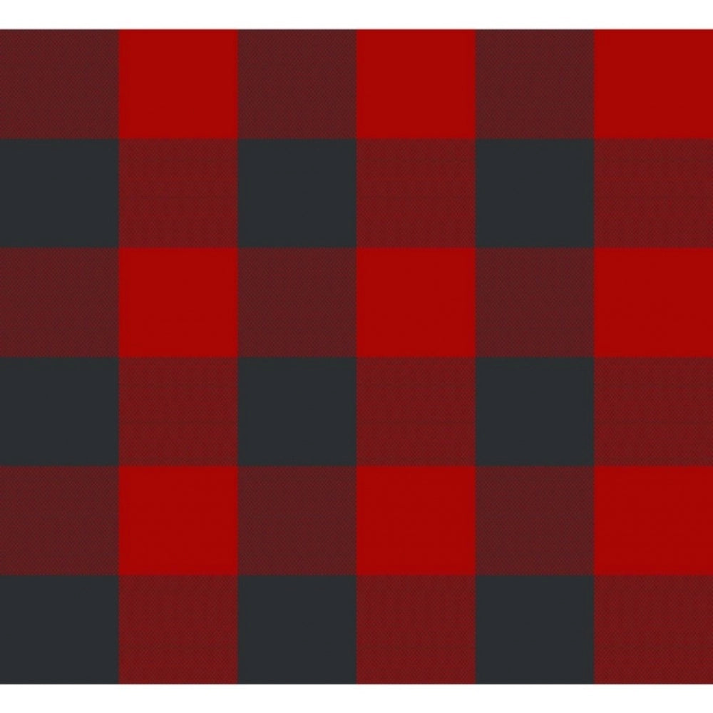 Generic Checkered Cotton Table Runners (Red &amp; Black)