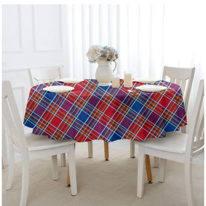 Generic Checkered Cotton Checks Table Cloth (Multicolor)