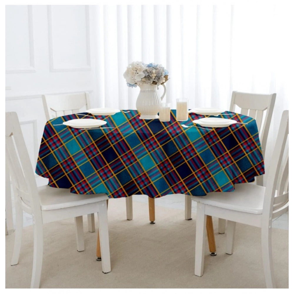 Generic Checkered Cotton Checks Table Cloth (Multicolor)