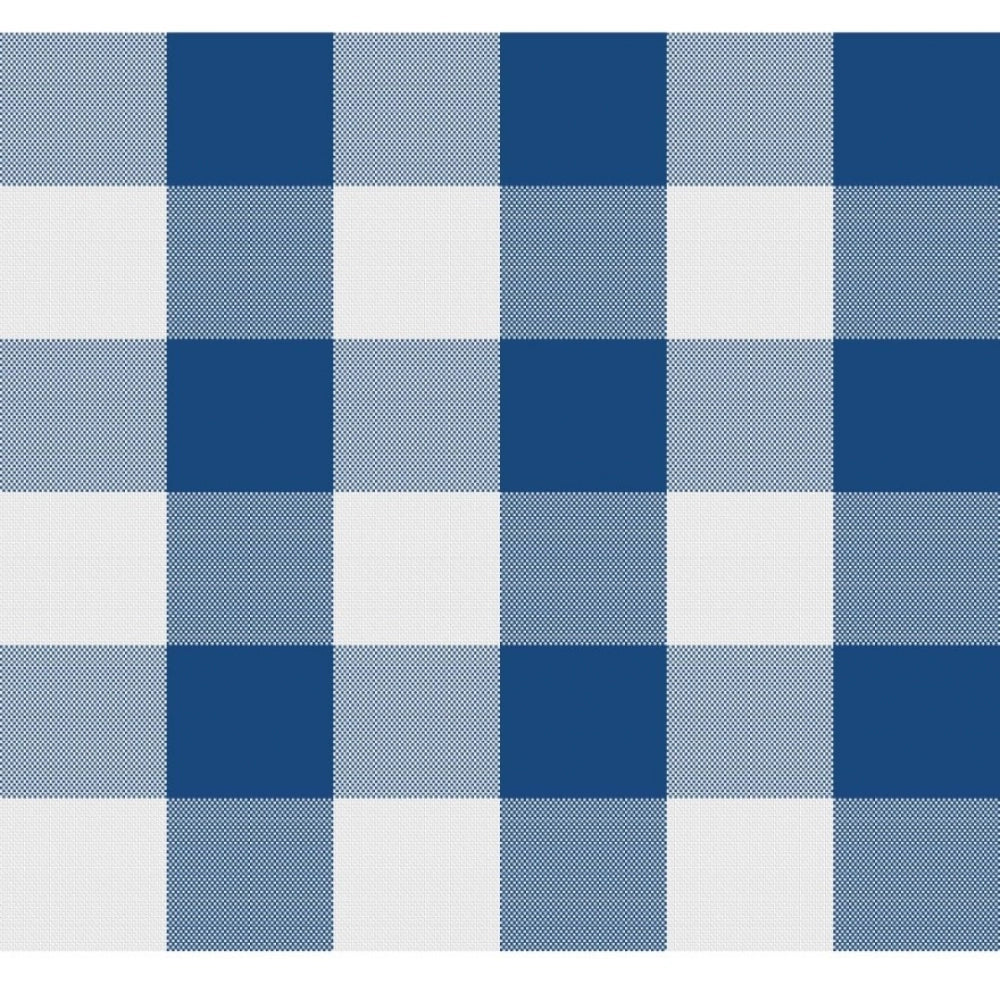 Generic Checkered Cotton Checks Table Cloth (Royal Blue)