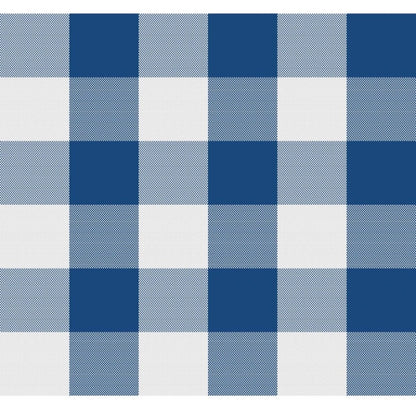 Generic Checkered Cotton Checks Table Cloth (Royal Blue)