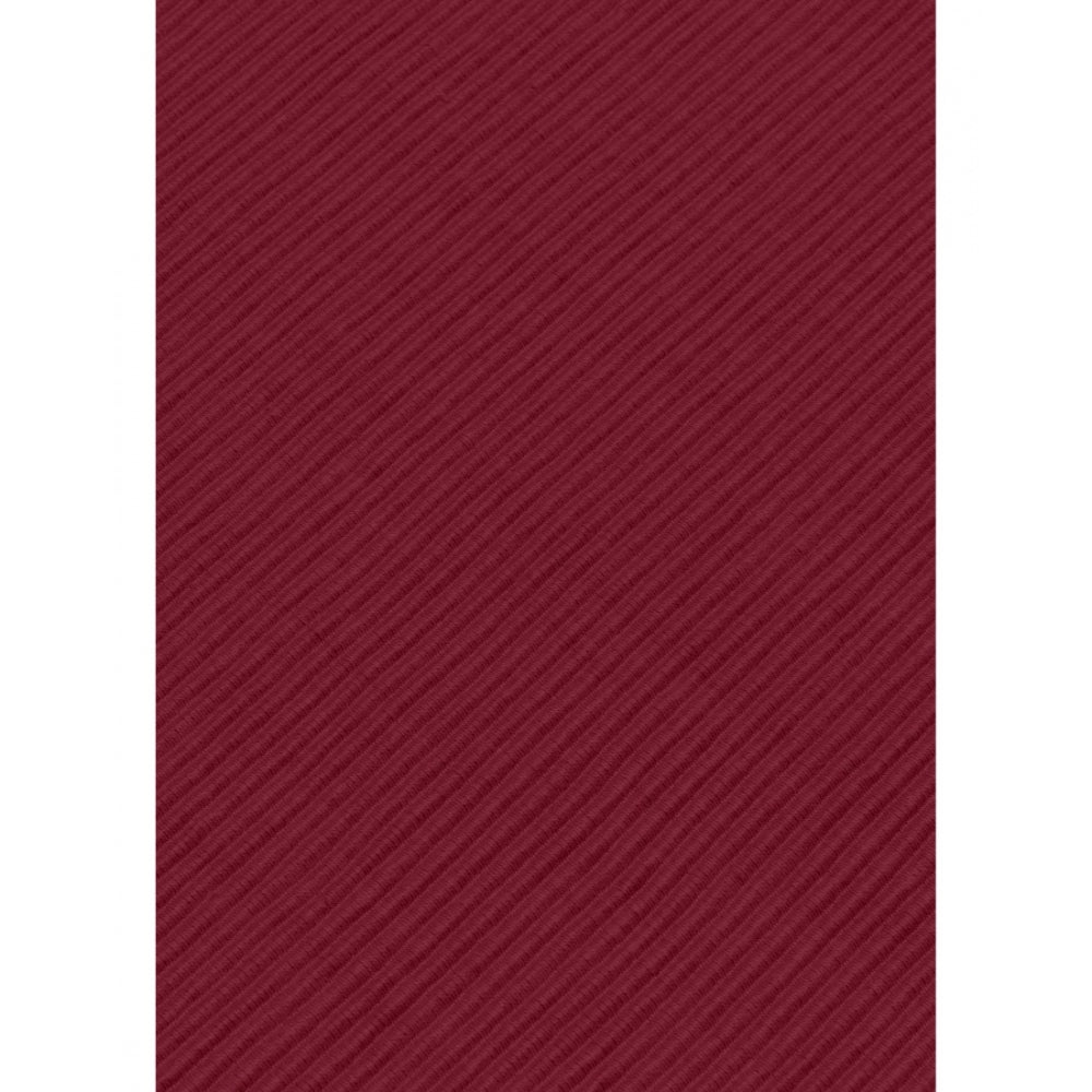 Roneclick Ribbed Cotton Table Runners (Maroon)