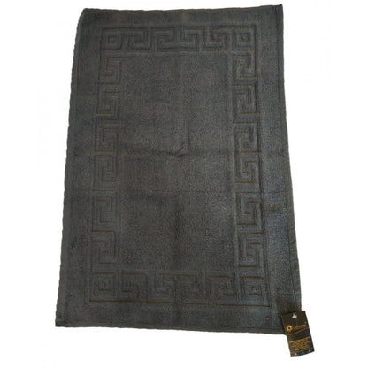 Roneclick Solid Cotton Hotel Bathmats (Grey)