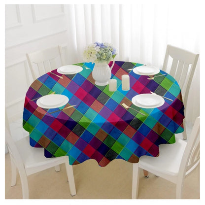 Generic Checkered Cotton Checks Table Cloth (Multicolor)