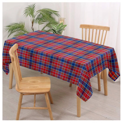 Generic Checkered Cotton Checks Table Cloth (Multicolor)