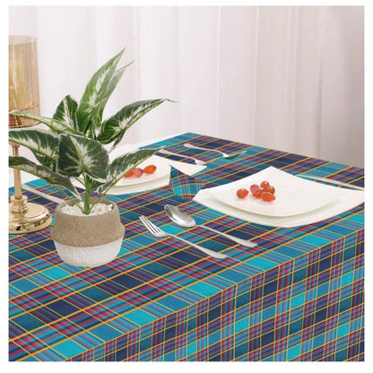 Generic Checkered Cotton Checks Table Cloth (Multicolor)