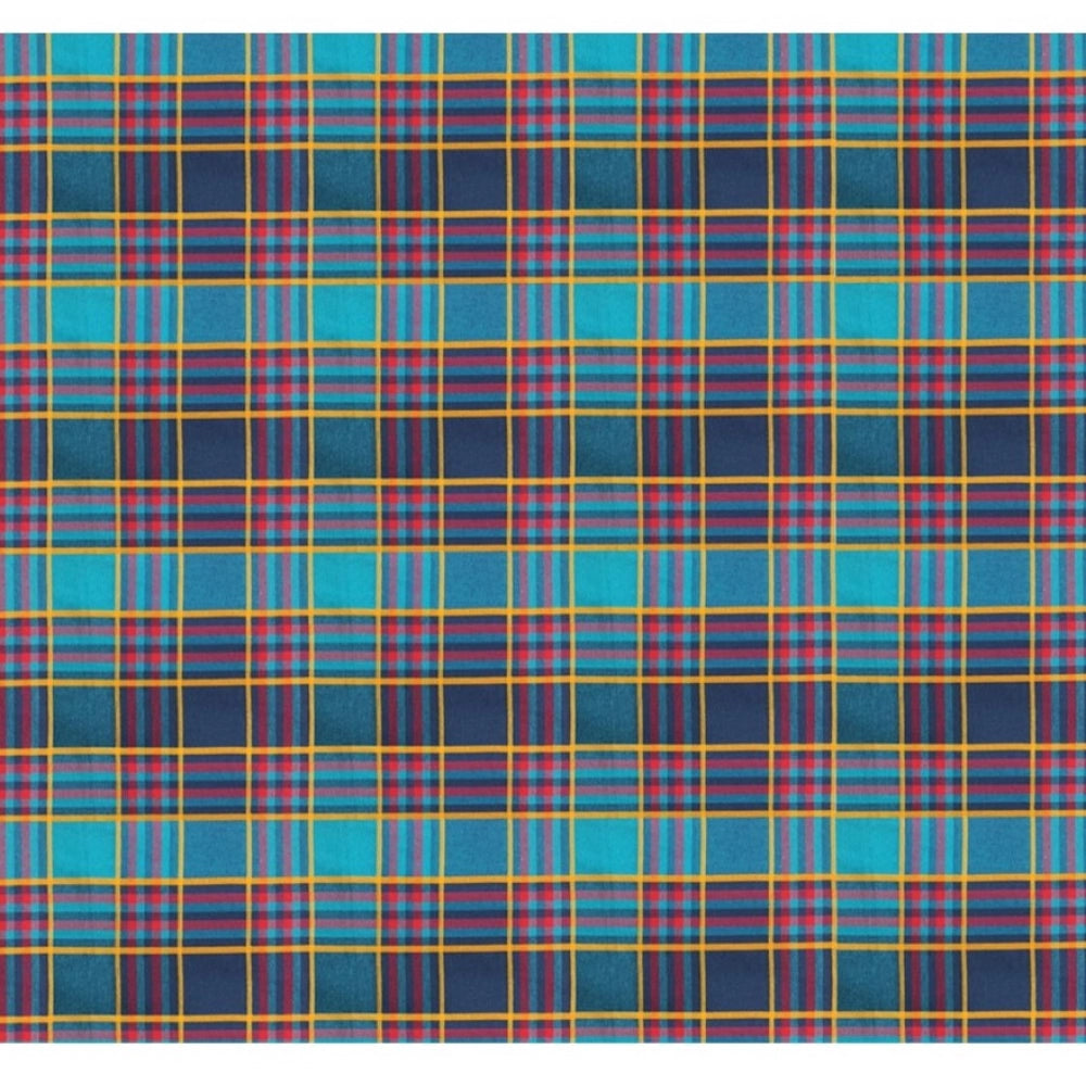 Generic Checkered Cotton Checks Table Cloth (Multicolor)