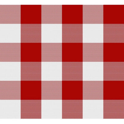 Generic Checkered Cotton Checks Table Cloth (Red)