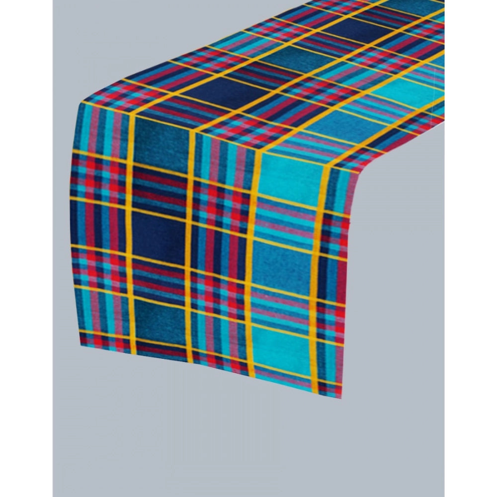 Generic Checkered Cotton Table Runners (Multicolor)