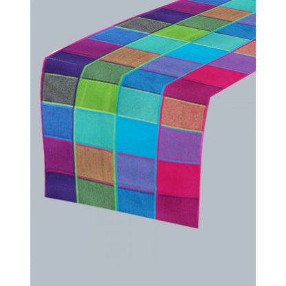 Generic Checkered Cotton Table Runners (Multicolor)