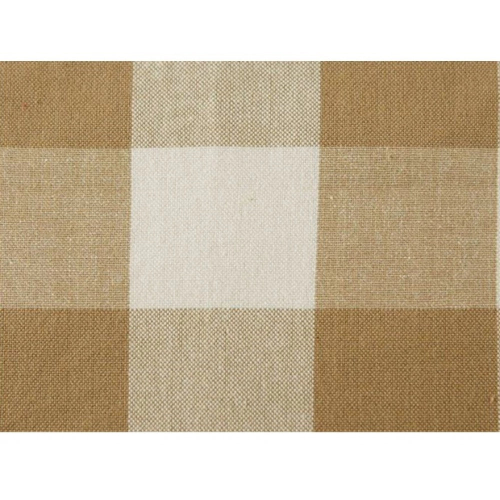 Generic Checkered Cotton Checks Table Cloth (Beige)