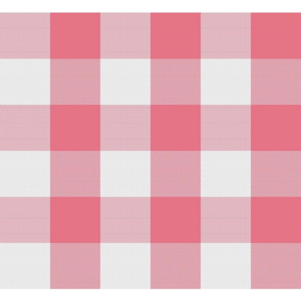 Generic Checkered Cotton Checks Table Cloth (Pink)