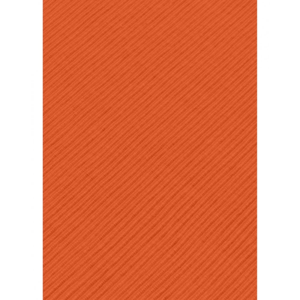 Roneclick Ribbed Cotton Table Runners (Orange)