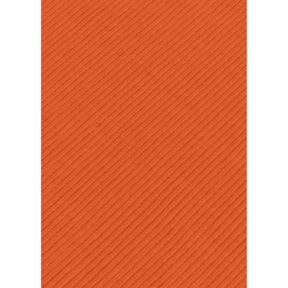 Roneclick Ribbed Cotton Table Runners (Orange)