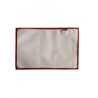 Roneclick Solid Polyester Bathmat (Red)