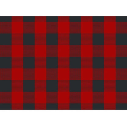 Generic Checkered Cotton Place Mats Sets (Red &amp; Black)