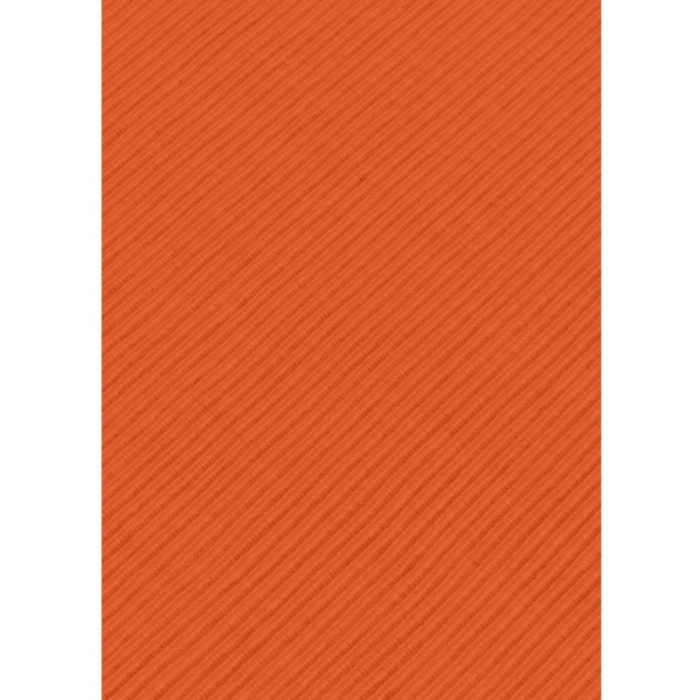 Roneclick Ribbed Cotton Place Mats Sets (Orange)