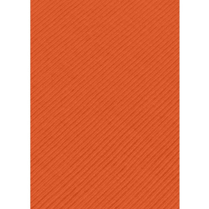 Roneclick Ribbed Cotton Place Mats Sets (Orange)