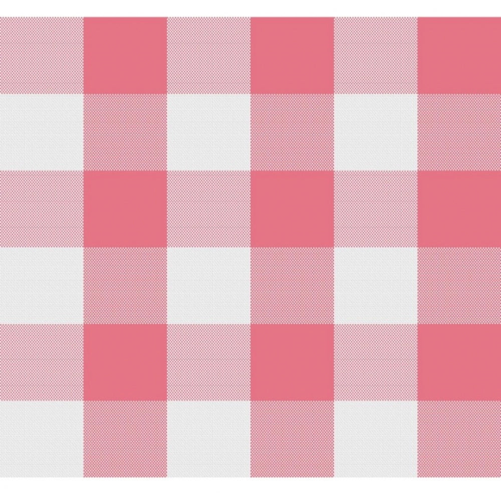 Generic Checkered Cotton Checks Table Cloth (Pink)