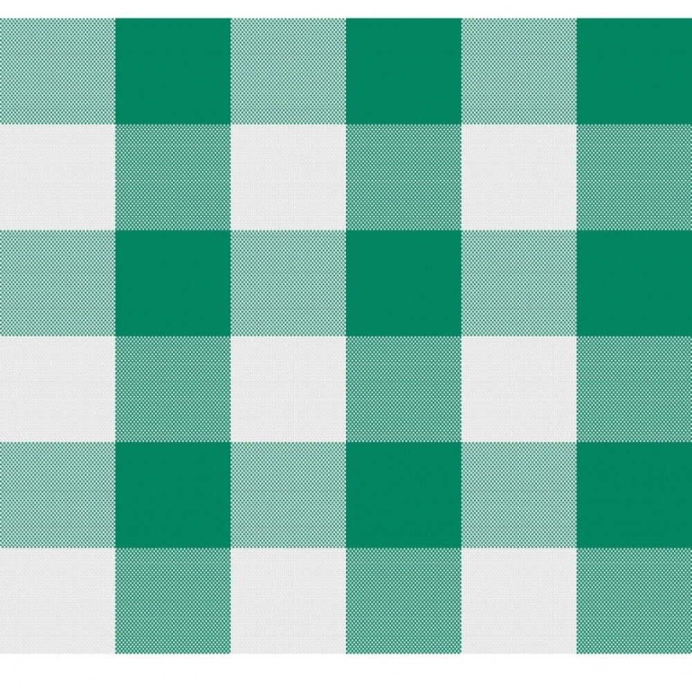 Roneclick Checked Cotton Checks Table Cloth (Light Green)