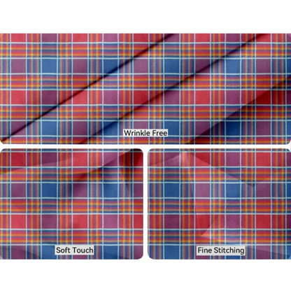 Generic Checkered Cotton Checks Table Cloth (Multicolor)