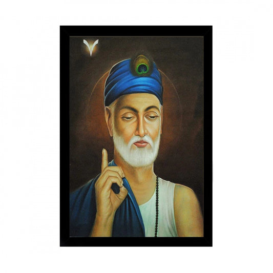 Generic Sant Kabir Das Painting with Synthetic Photo Frame (Multicolor)