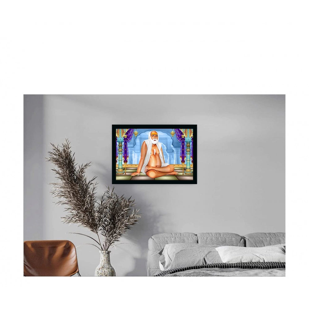 Generic Bapasitaram Painting with Synthetic Photo Frame (Multicolor)