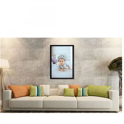 Generic Baby Photo Painting with Synthetic Photo Frame (Multicolor)