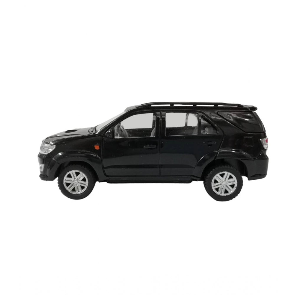 Roneclick Plastic Pull Back Action Suv Fortuner (Black)