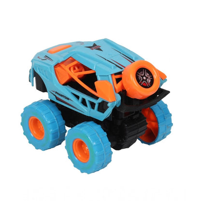 Roneclick Plastic Friction Powered Monster Truck Push  Go Off Road Car (Assorted)