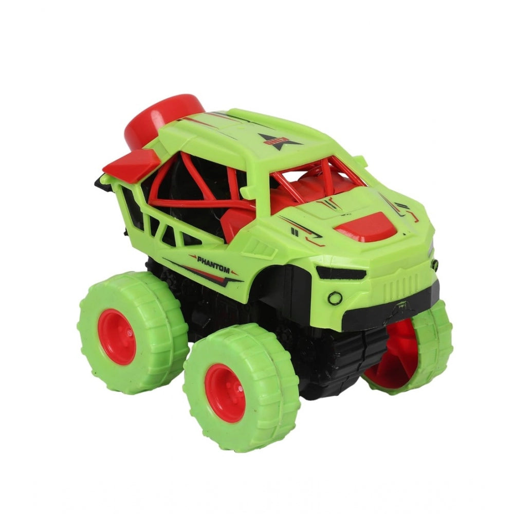 Roneclick Plastic Friction Powered Monster Truck Push  Go Off Road Car (Assorted)