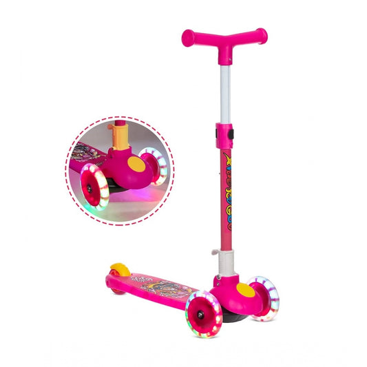 Roneclick Plastic Height Adjustable Foldable Scooter (Assorted)