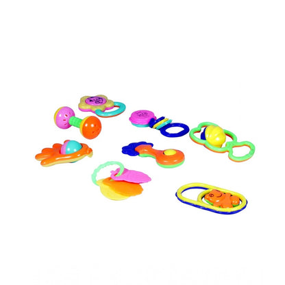 Roneclick Plastic Non Toxic Rattle Set For Babies  (Multicolor)