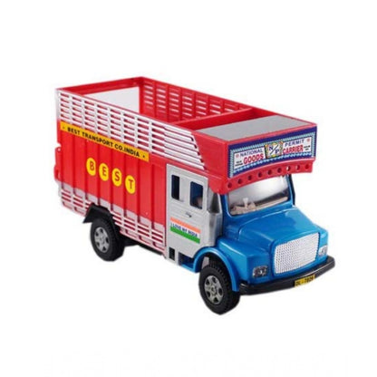 Roneclick Plastic Public Truck Toys (Red &amp; Blue)