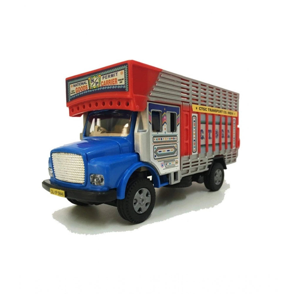 Roneclick Plastic Public Truck Toys (Red &amp; Blue)