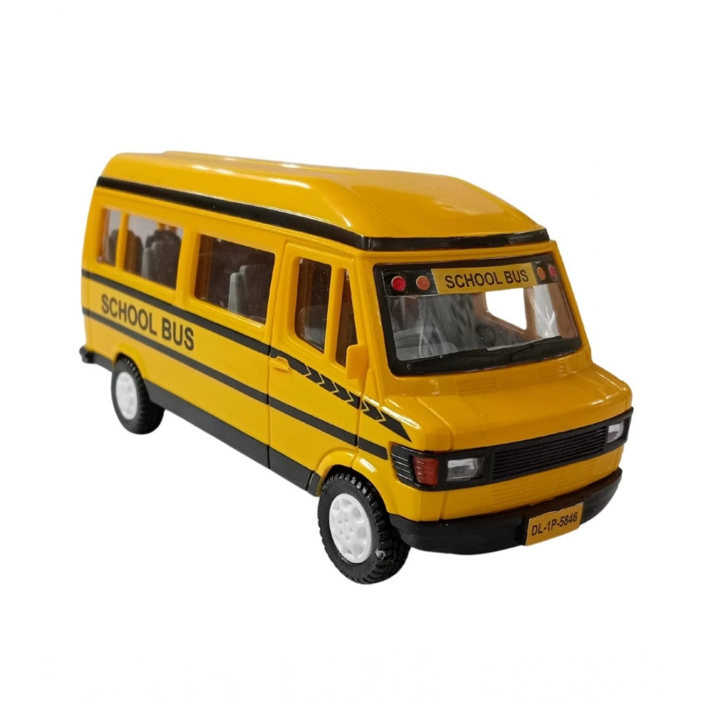 Roneclick Plastic School Bus For Kids (Yellow)