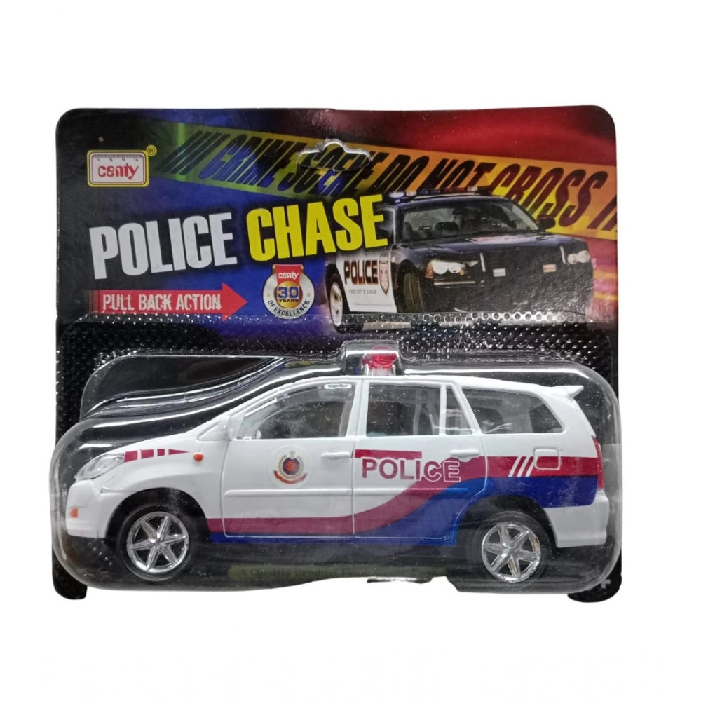 Roneclick Plastic Police Chess Vehicle (White)