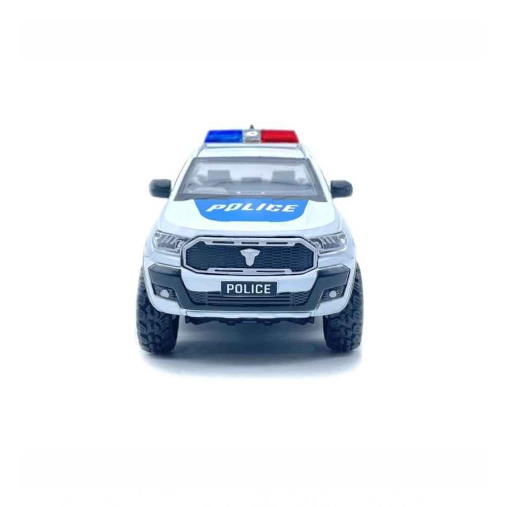 Generic Plastic Police Car For Kids (White)