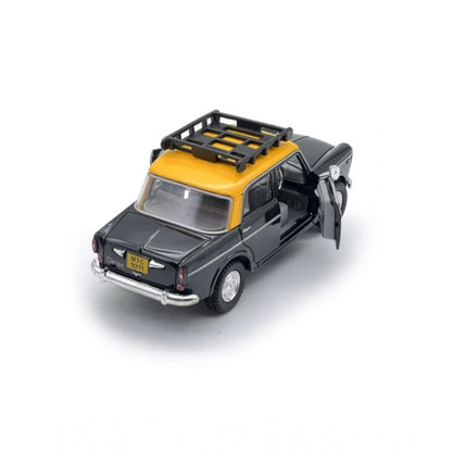 Roneclick Plastic Bombay Ambassador Taxi Car (Black)