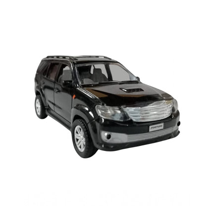 Roneclick Plastic Pull Back Action Suv Fortuner (Black)