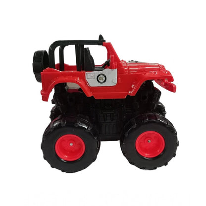 Roneclick Plastic Powered Jumping Police Jeep Car (Assorted)