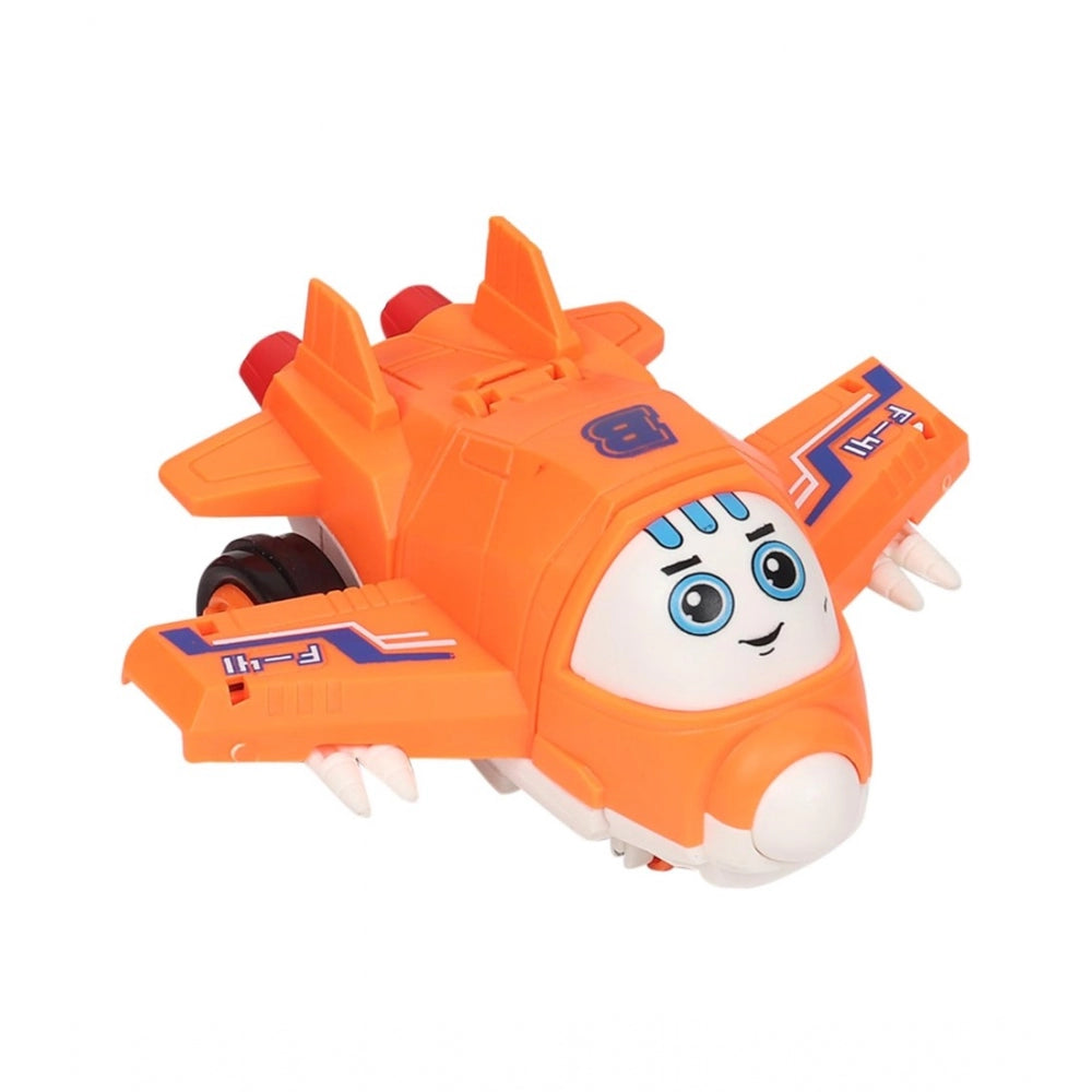 Roneclick Plastic Transformer Robot Car (Multicolor)