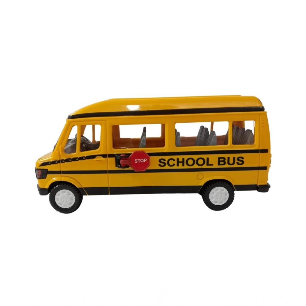 Roneclick Plastic School Bus For Kids (Yellow)