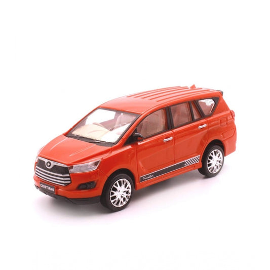 Roneclick Plastic Innova Crysta Pull Back Car (Red)