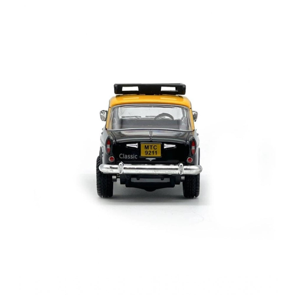 Roneclick Plastic Bombay Ambassador Taxi Car (Black)