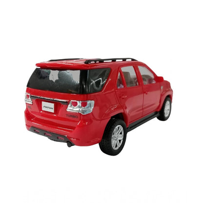 Roneclick Plastic Pull Back Action Suv Fortuner (Red)