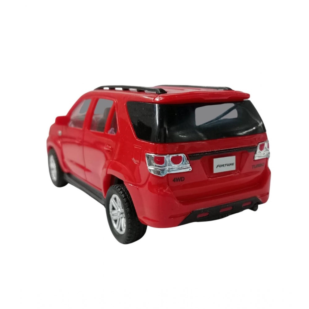 Roneclick Plastic Pull Back Action Suv Fortuner (Red)