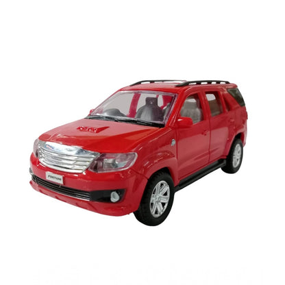 Roneclick Plastic Pull Back Action Suv Fortuner (Red)